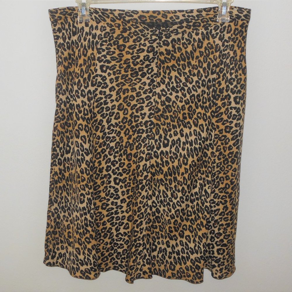 Michael Michael Kors Size 16 Petite Animal Print Skirt